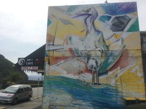 From the outside DPI already looks inviting at DP1 Cafe in Greymouth