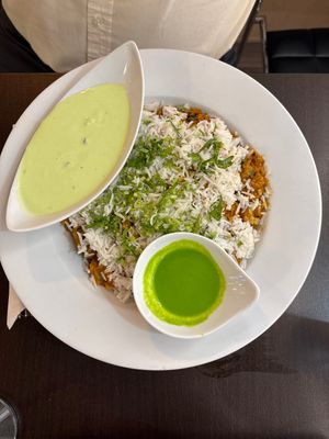 Vegetable Biryaniis  at Cilantro Indian Cafe in Cary