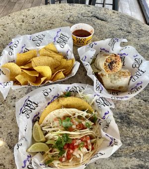 Spread at Taco Bus in Orlando
