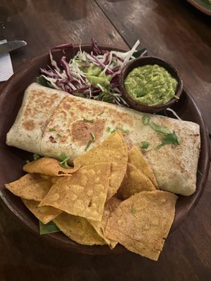 Vegan Burrito   at The Mexican in Town in 
