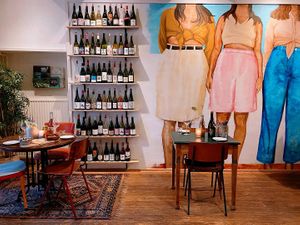 Downstairs at Wijnbar Goeswijn in Leiden