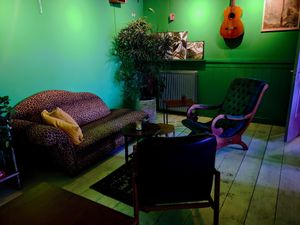 Upstairs at Wijnbar Goeswijn in Leiden