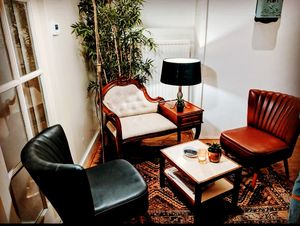 Cute corner at Wijnbar Goeswijn in Leiden