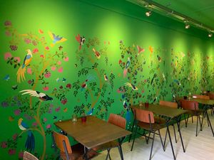 Upstairs
 at Wijnbar Goeswijn in Leiden