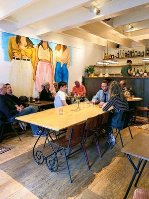 Downstairs
 at Wijnbar Goeswijn in Leiden