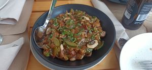 Strogonoff de seitan at Hokkaido in Portalegre