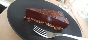 Tarta de chocolate con base de avena at Hokkaido in Portalegre