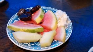 Impromptu vegan dessert at Tahini in Dundee