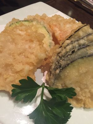 Tempura vegetables  at Ishikiya in Midland