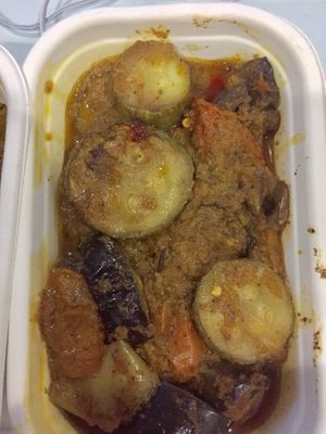 Tourlou tourlou or brian is traditional greek food at Avli Tou Petrou in Athens