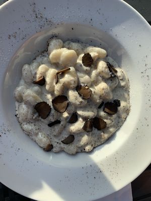 Trüffel-Gnocchi at Frank's Live in Willich
