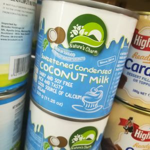 Coconut condensed milk, for your vegan fudge-making needs. at Bin Inn in Palmerston North