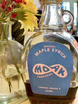 Moak Maple Surup at Moak Pancakes - City Center in Amsterdam