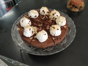 Tarta vegana at Panaderia Los Abuelos in Fuerteventura