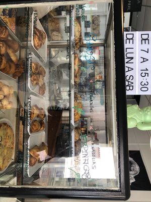 Vegan tapas  at Panaderia Los Abuelos in Fuerteventura
