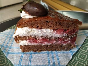 Vegan Cake at Panaderia Los Abuelos in Fuerteventura