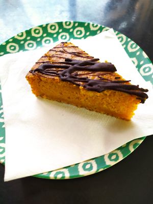 Tarta de zanahoria at Panaderia Los Abuelos in Fuerteventura