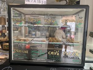 Vegan options at Panaderia Los Abuelos in Fuerteventura