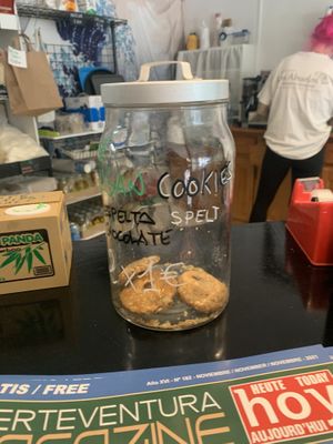 Vegan cookies at Panaderia Los Abuelos in Fuerteventura