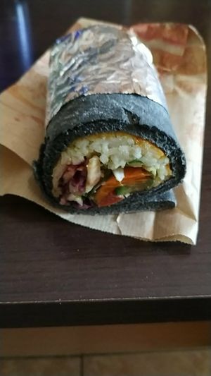 Vegan Roll at Panaderia Los Abuelos in Fuerteventura