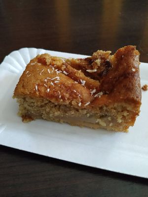 QueQue de platano vegana at Panaderia Los Abuelos in Fuerteventura