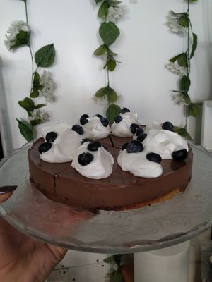 Tarta vegana at Panaderia Los Abuelos in Fuerteventura