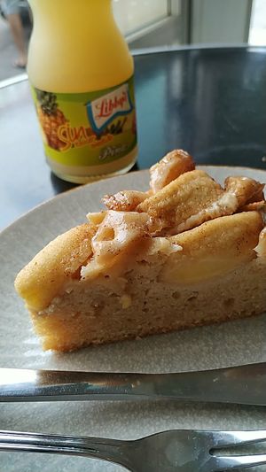 The perfect vegan breakfast at Panaderia Los Abuelos in Fuerteventura