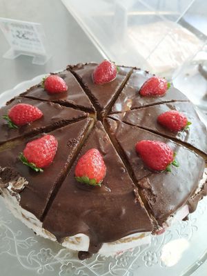 Nueva tarta vegana at Panaderia Los Abuelos in Fuerteventura