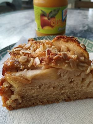 Vegan breakfast at Panaderia Los Abuelos in Fuerteventura