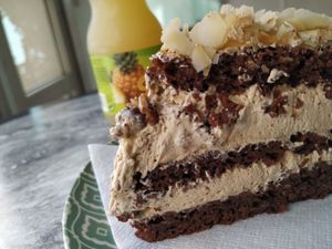 Vegan breakfast at Panaderia Los Abuelos in Fuerteventura