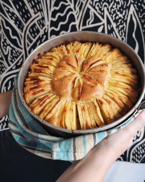 Vegan Apple pie at Panaderia Los Abuelos in Fuerteventura
