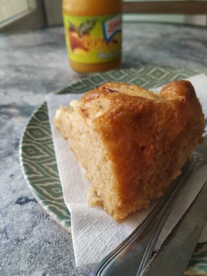 Vegan breakfast at Panaderia Los Abuelos in Fuerteventura