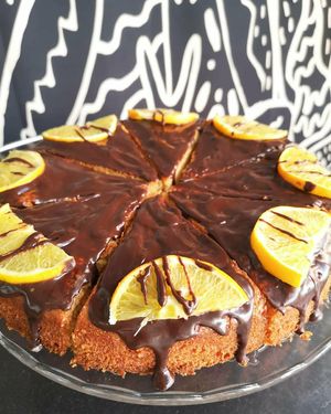 Nueva Tarta vegana at Panaderia Los Abuelos in Fuerteventura