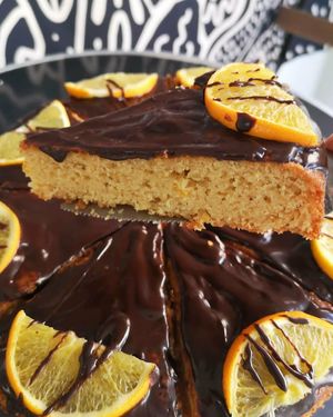 Torta vegana at Panaderia Los Abuelos in Fuerteventura