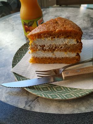 Vegan breakfast at Panaderia Los Abuelos in Fuerteventura