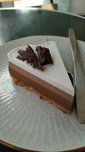 3 chocolates vegan cake at Panaderia Los Abuelos in Fuerteventura