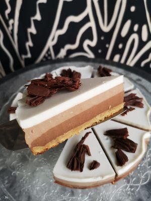 Torta vegana ai 3 cioccolati at Panaderia Los Abuelos in Fuerteventura