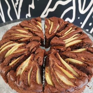 Vegan cake at Panaderia Los Abuelos in Fuerteventura