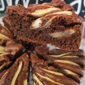 Torta vegana cioccolato e pere at Panaderia Los Abuelos in Fuerteventura
