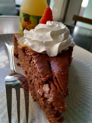 Colazione vegana at Panaderia Los Abuelos in Fuerteventura