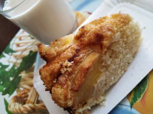 #stayathome vegan breakfast at Panaderia Los Abuelos in Fuerteventura
