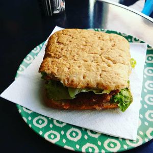 Tasty sandwiches at Panaderia Los Abuelos in Fuerteventura