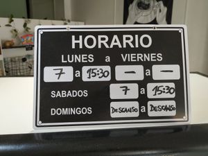 New Time table at Panaderia Los Abuelos in Fuerteventura