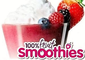 Fruit smoothie at Frozen FruYo in Rhodes