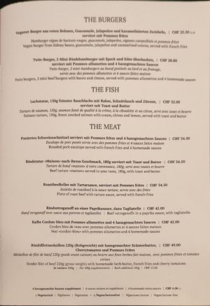 one vegan burger at Le Nidaux in Nidau