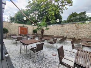 outdoor area at Le Nidaux in Nidau