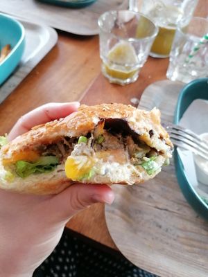 Burger at L'Ethiquete in Nantes