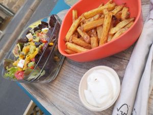 Salad at L'Ethiquete in Nantes