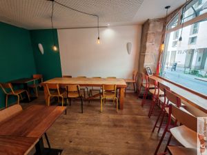 Inside seats at L'Ethiquete in Nantes