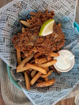 Tofish & chips at L'Ethiquete in Nantes